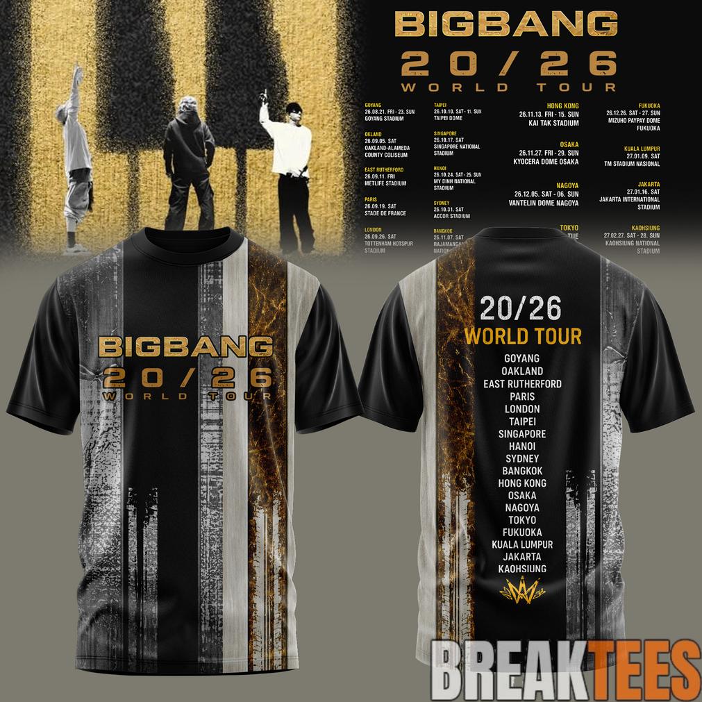 BIGBANG 2026 WORLD TOUR Limited Edition T-Shirt