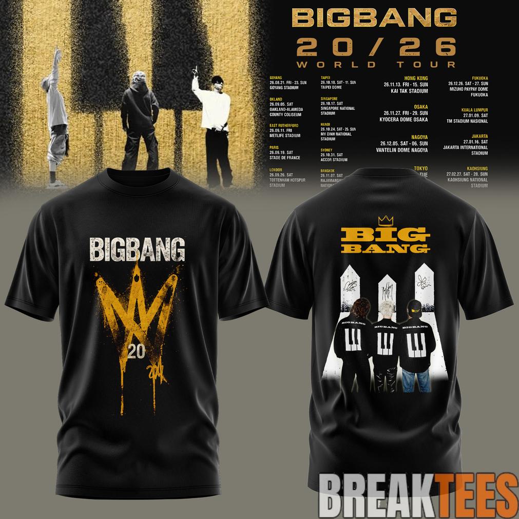 BIGBANG 2026 WORLD TOUR Limited Edition T-Shirt