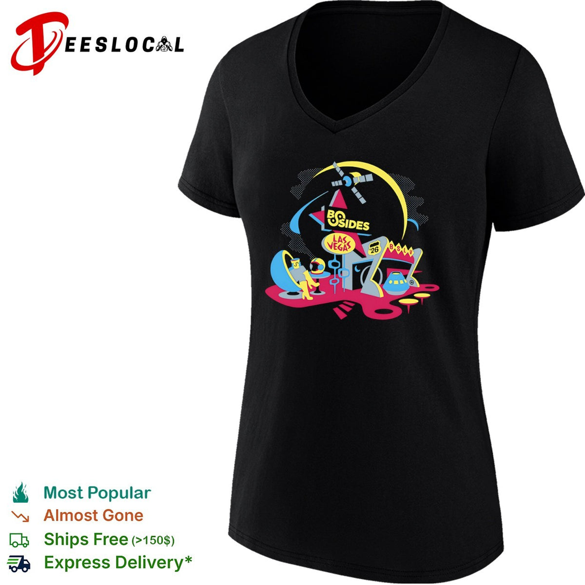 BSides Las Vegas BSLV 26 Space Theme shirt