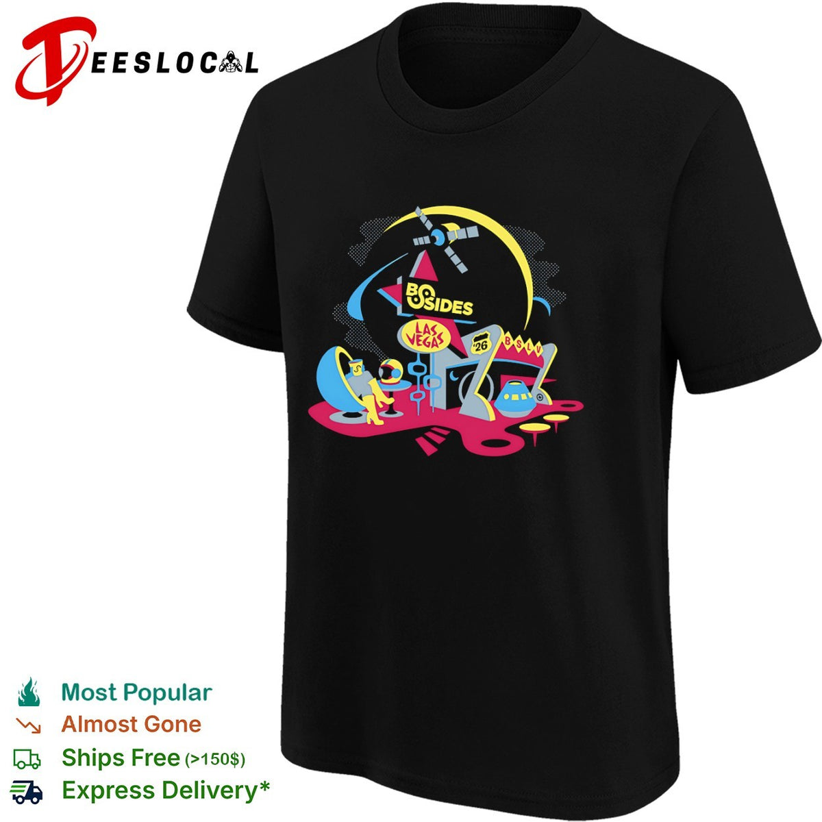 BSides Las Vegas BSLV 26 Space Theme shirt