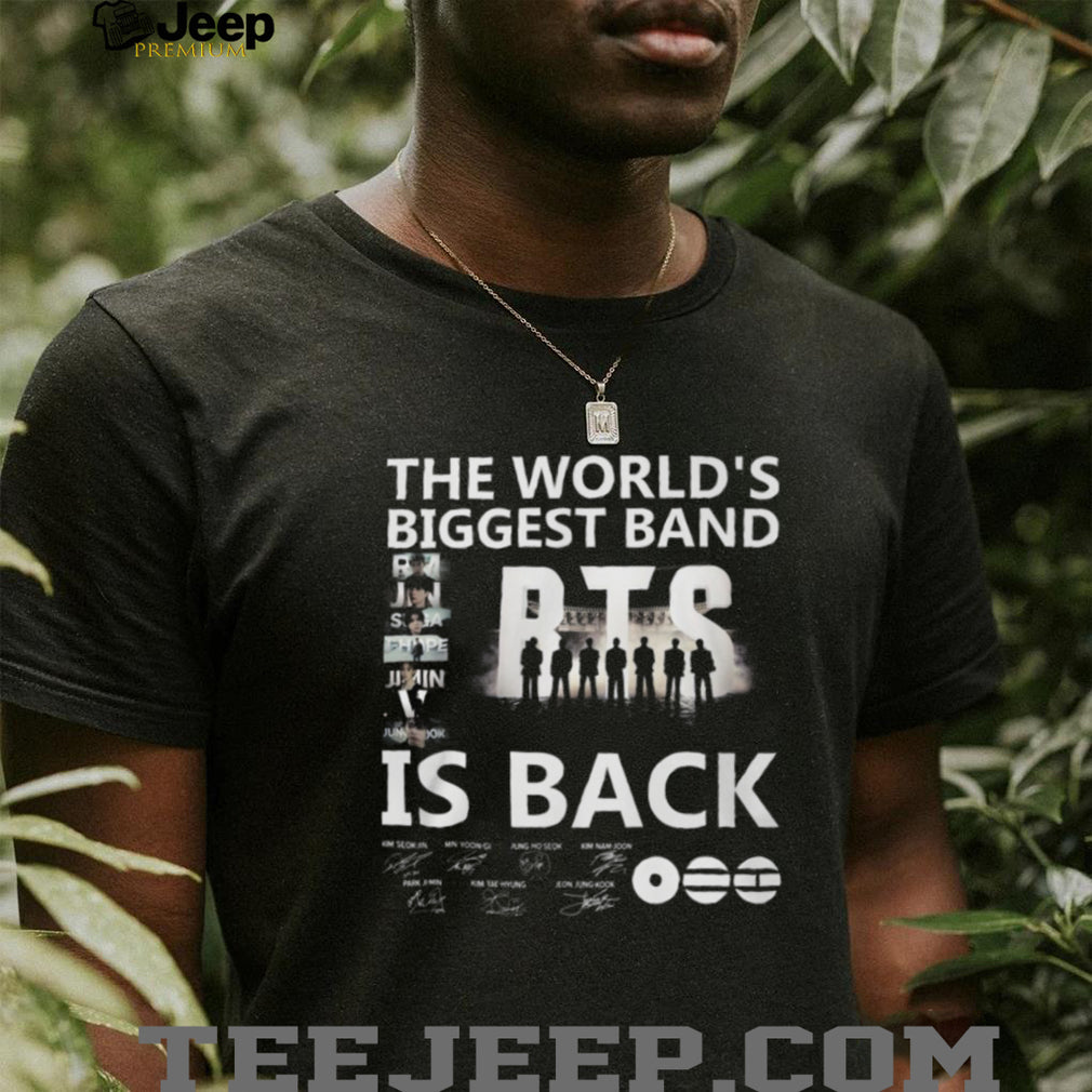 BTS The World’s Biggest Band Is Back Signature Member Photo T Shirt