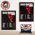 Bad Omens Do You Feel Love Worldwide 2026 Tour June Schedule Dates Home Decor Poster Canvas