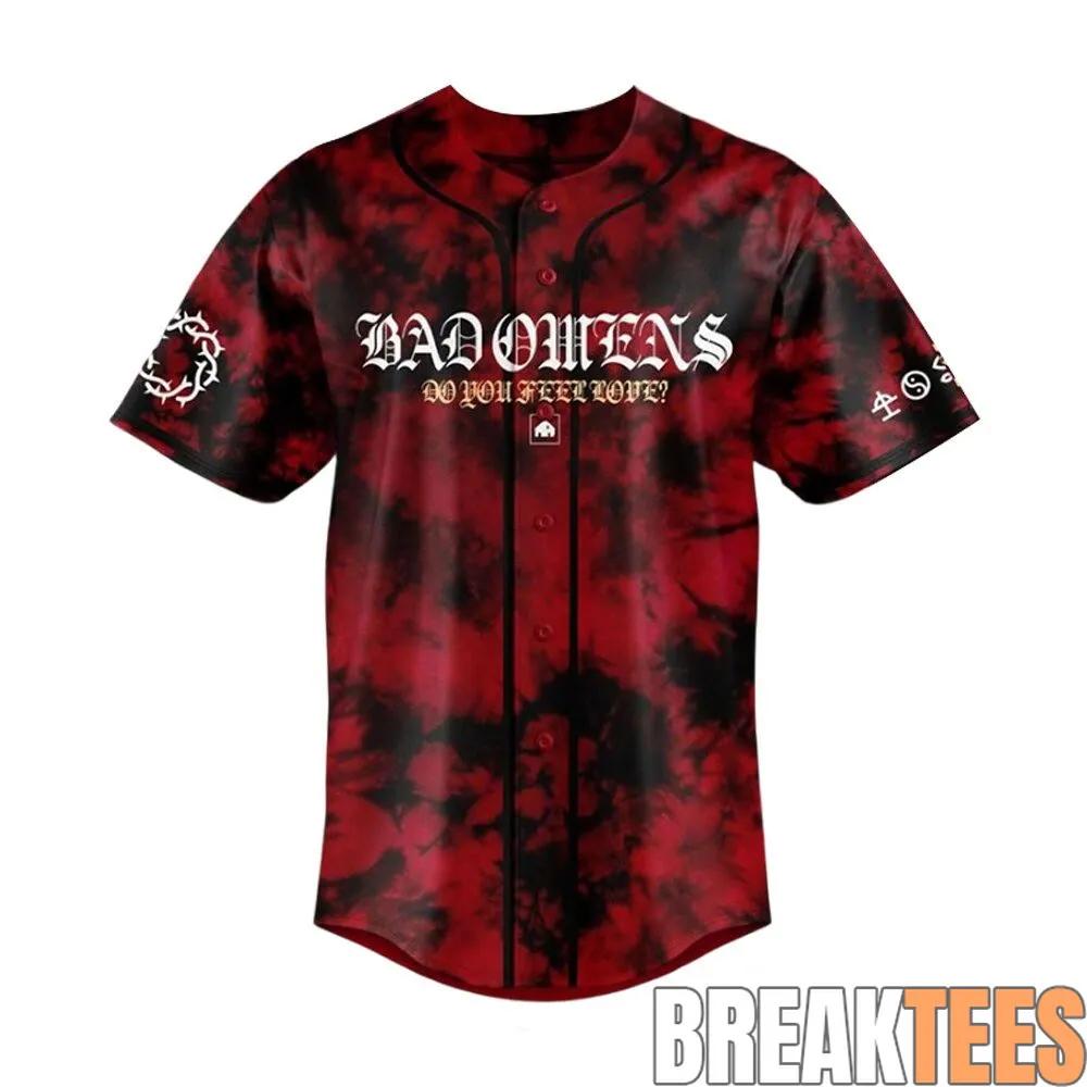 Bad Omens Do You Feel Love Worldwide Tour 2026 Baseball Jersey