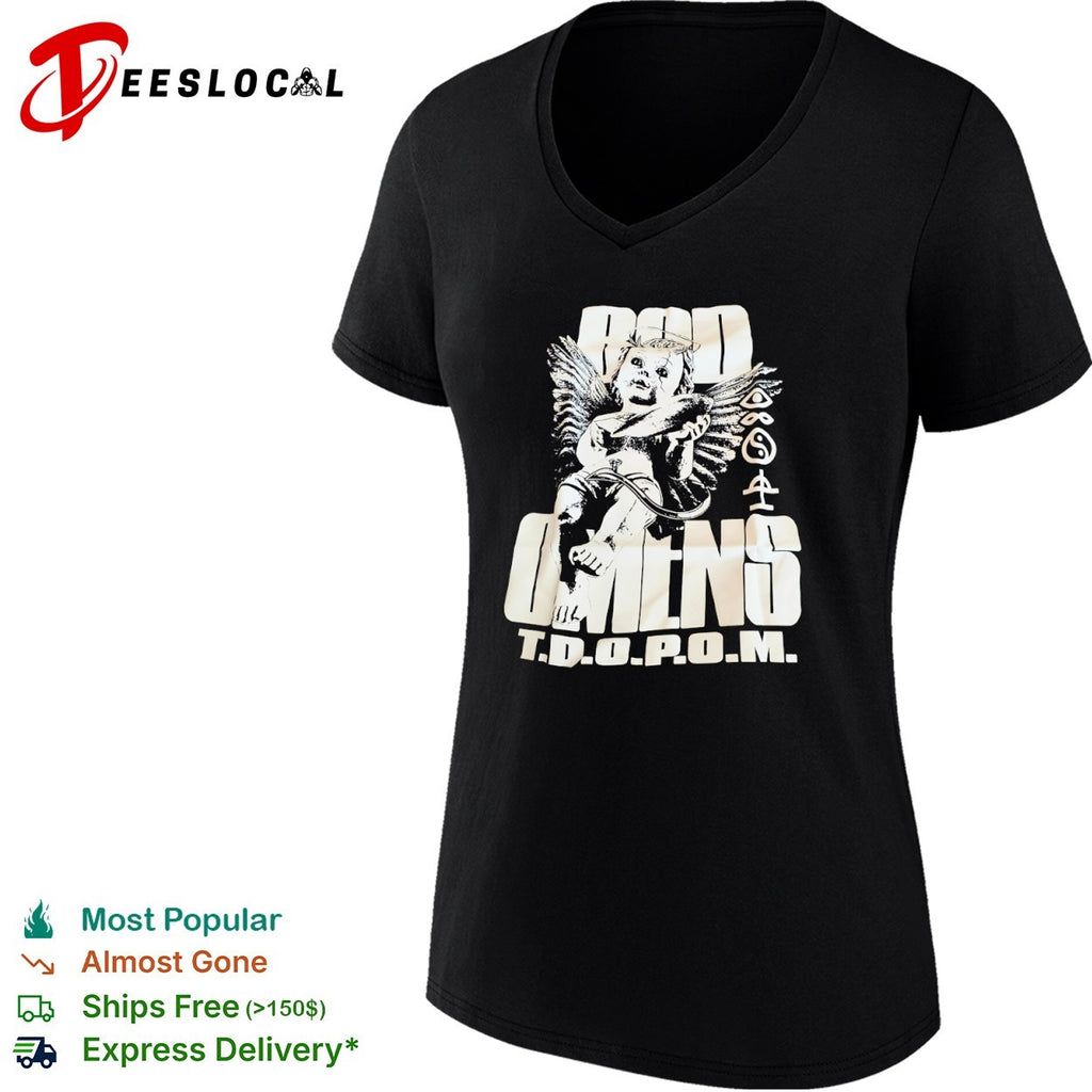 Bad Omens The Death of Peace of Mind Cherub Halo Demon Wings Shirt