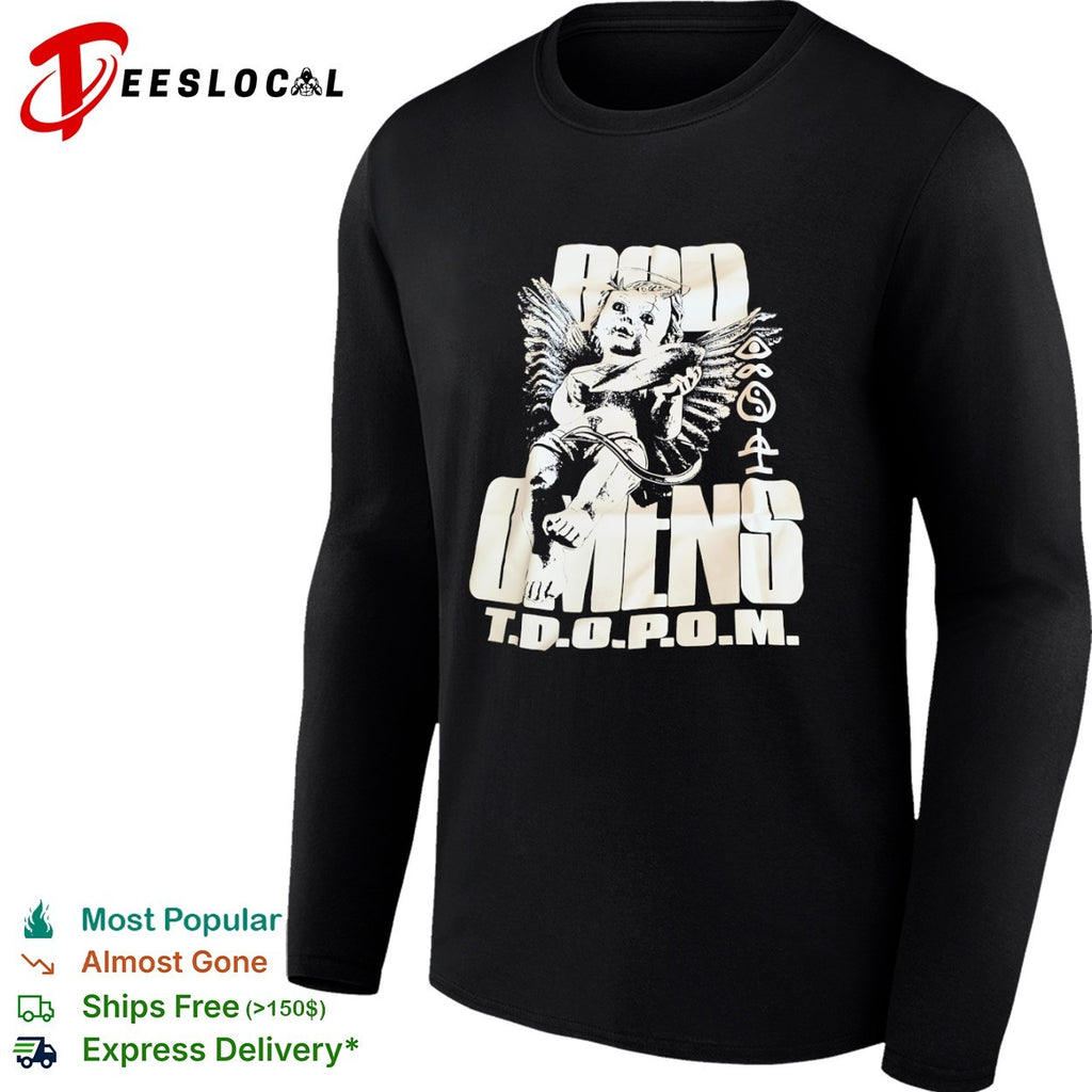 Bad Omens The Death of Peace of Mind Cherub Halo Demon Wings Shirt