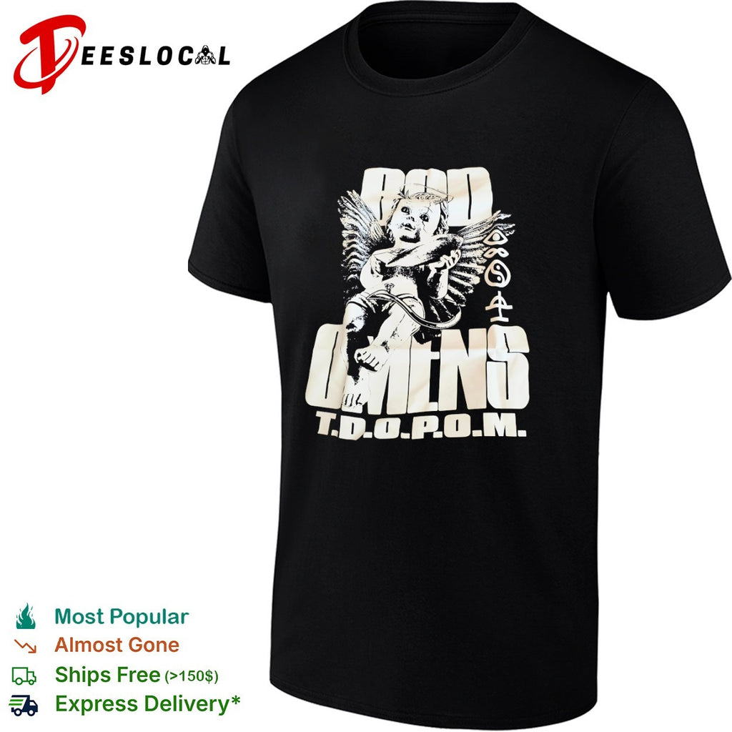 Bad Omens The Death of Peace of Mind Cherub Halo Demon Wings Shirt