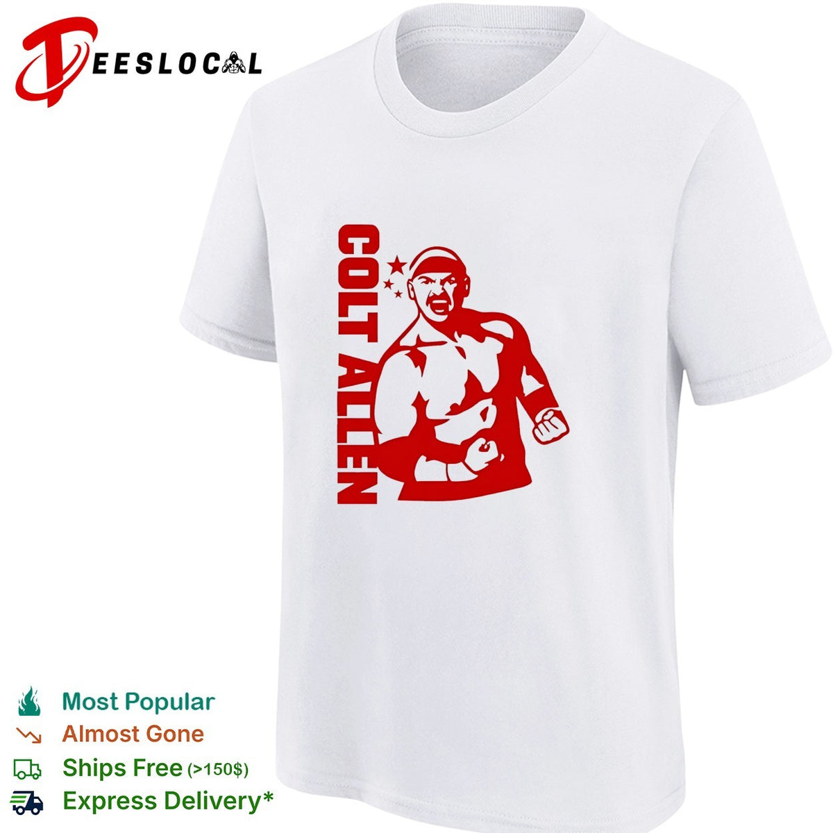 Bald Eagle Colt Allen paint vintage shirt