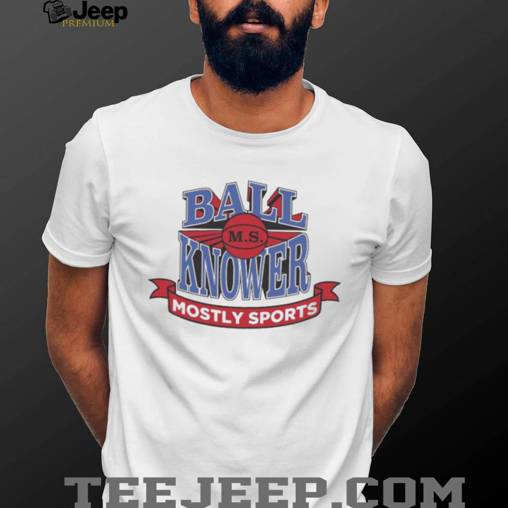 Ball Knower Mostly Sports Vintage Graphic T Shirt
