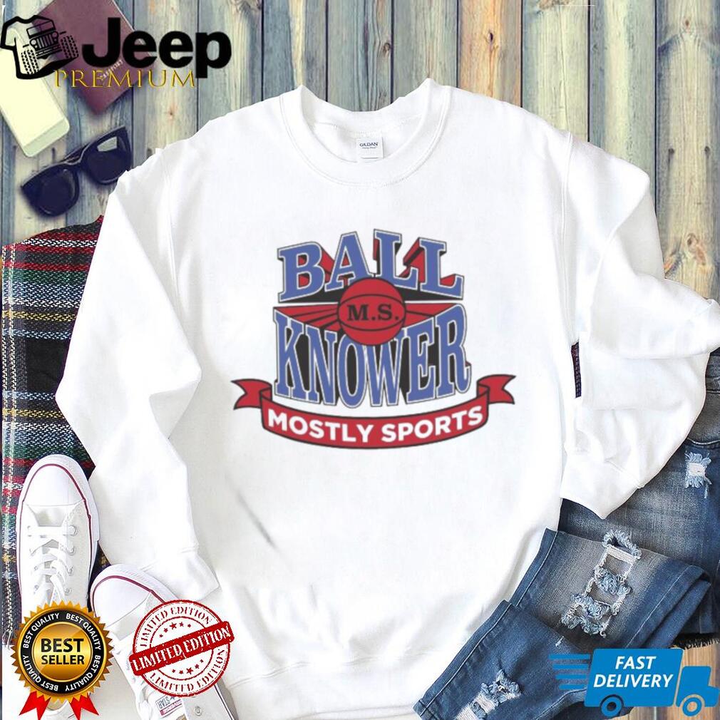 Ball Knower Mostly Sports Vintage Graphic T Shirt