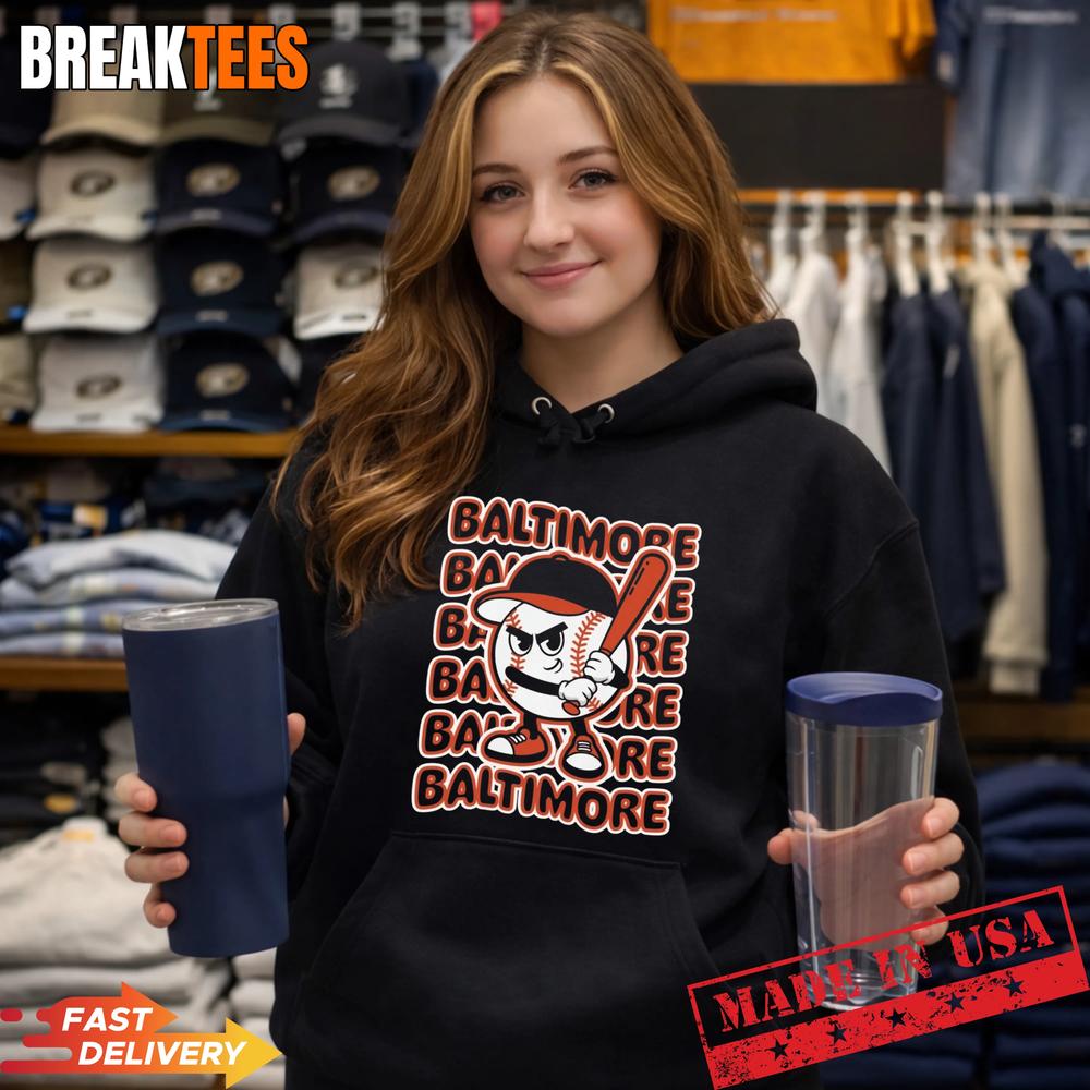 Baltimore Baseball Retro Mascot Shirt