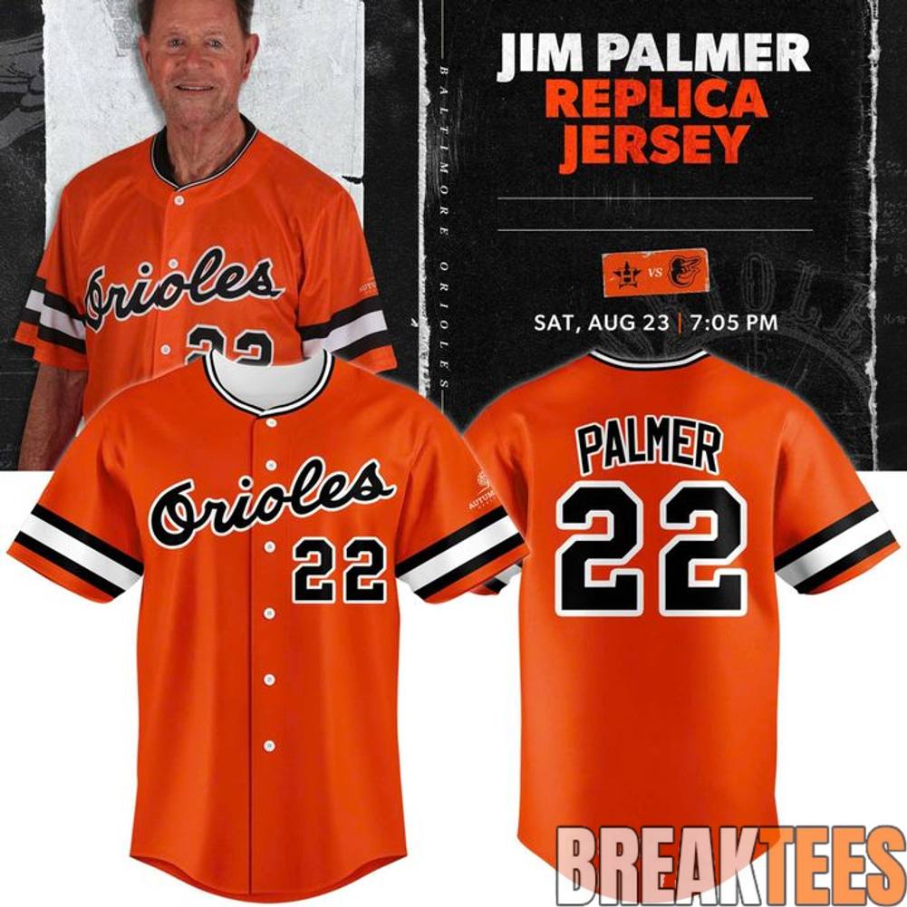 Baltimore Orioles Jim Palmer Baseball Jersey