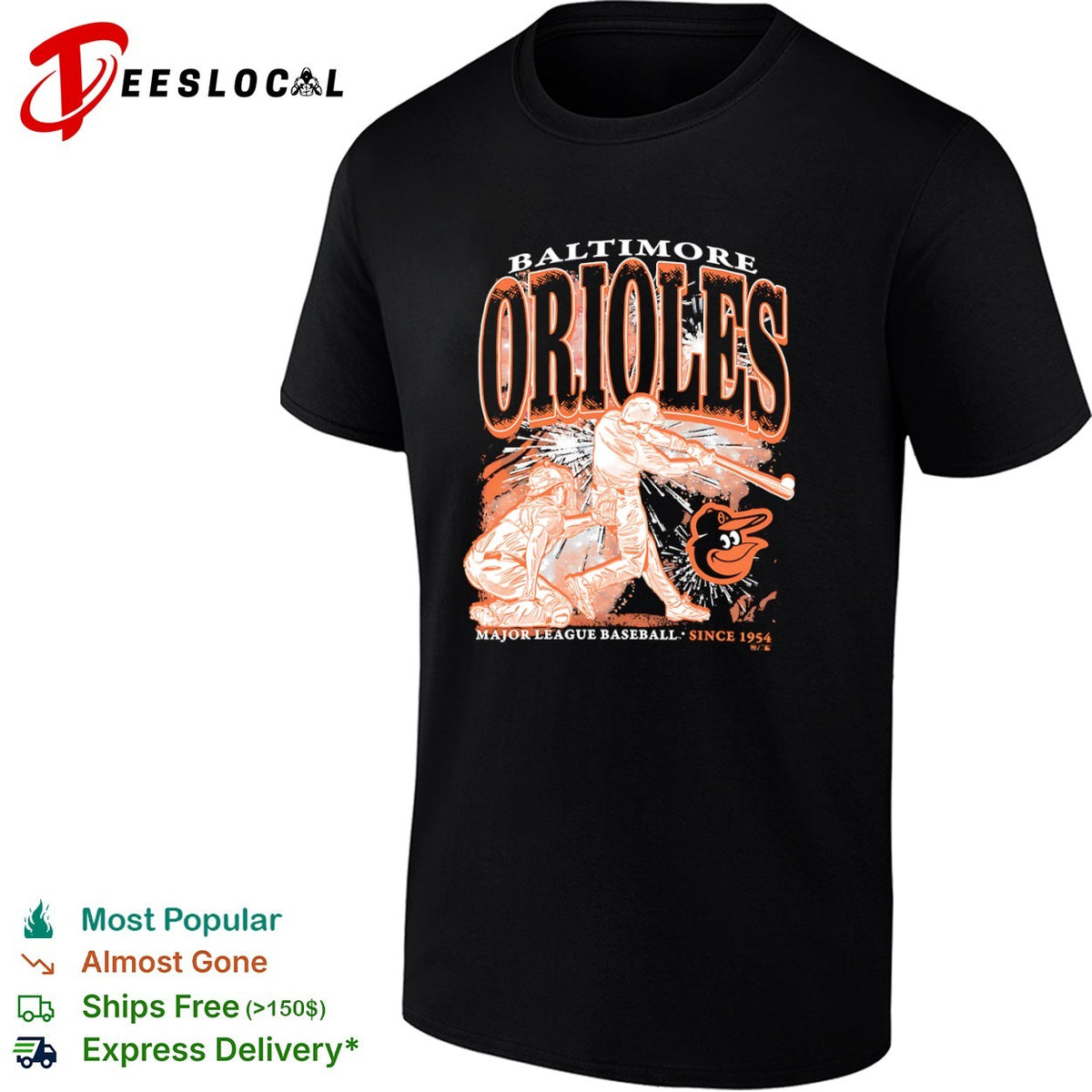 Baltimore Orioles Major League Baseball since 1954 players shirt