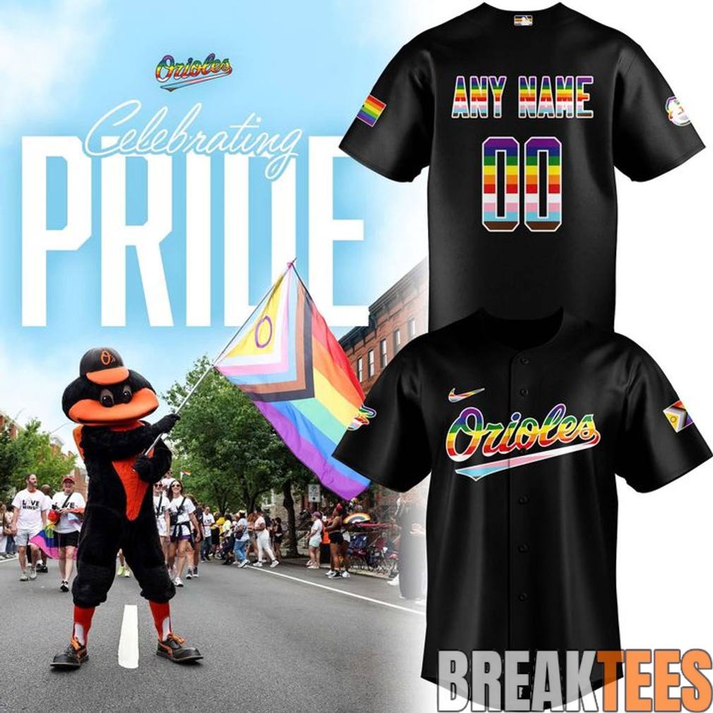 Baltimore Orioles Pride Night Jersey Custom