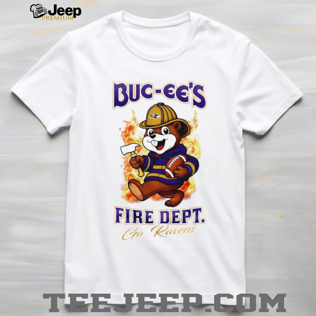 Baltimore Ravens Buc ee’s Fire Dept Football Fan Graphic T Shirt