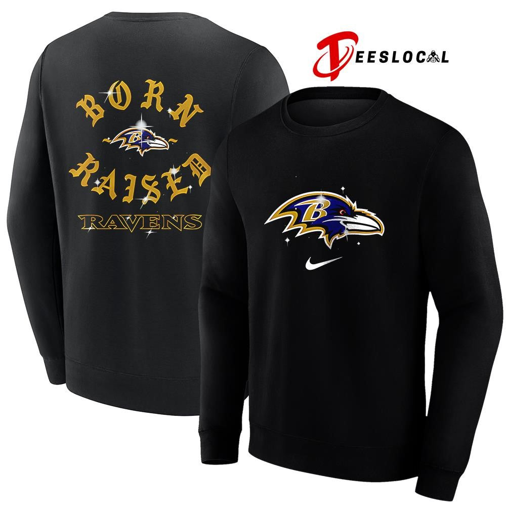 Baltimore Ravens x Born and Raised logo shirt