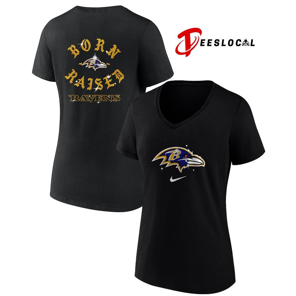 Baltimore Ravens x Born and Raised logo shirt