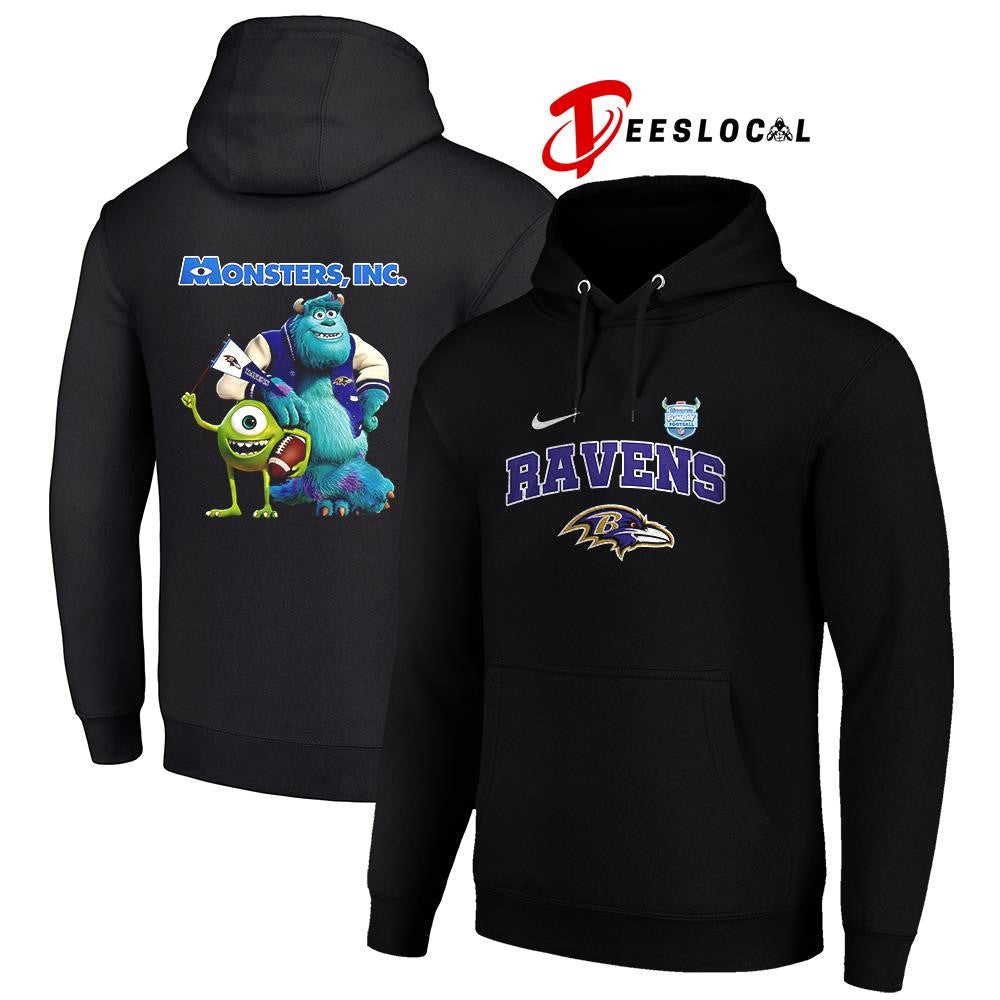 Baltimore Ravens x Monster Inc Funday cartoon shirt