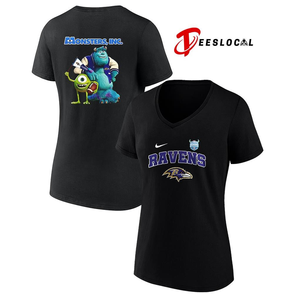 Baltimore Ravens x Monster Inc Funday cartoon shirt