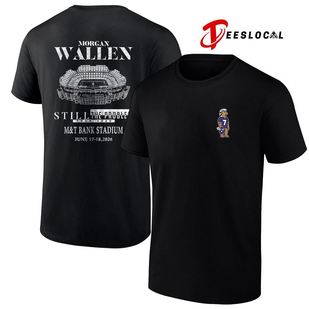 Baltimore Ravens x Morgan Wallen Still the Problem tour stadium shirt