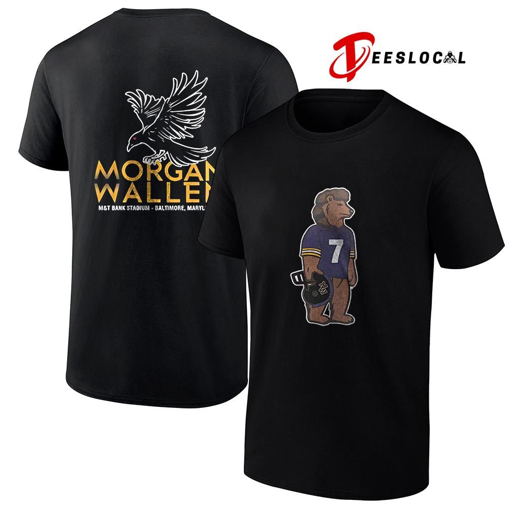 Baltimore Ravens x Morgan Wallen bear raven shirt