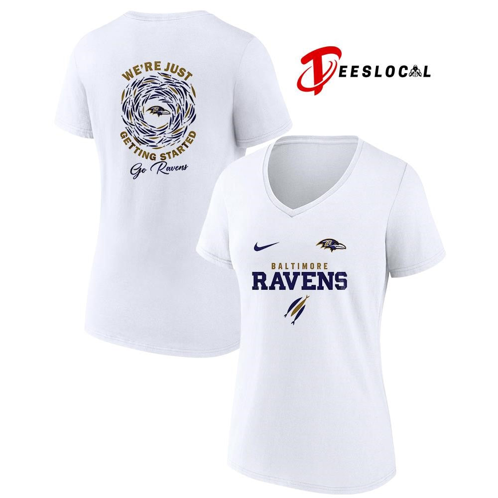 Baltimore Ravens x The Chosen we’re just getting started logo shirt