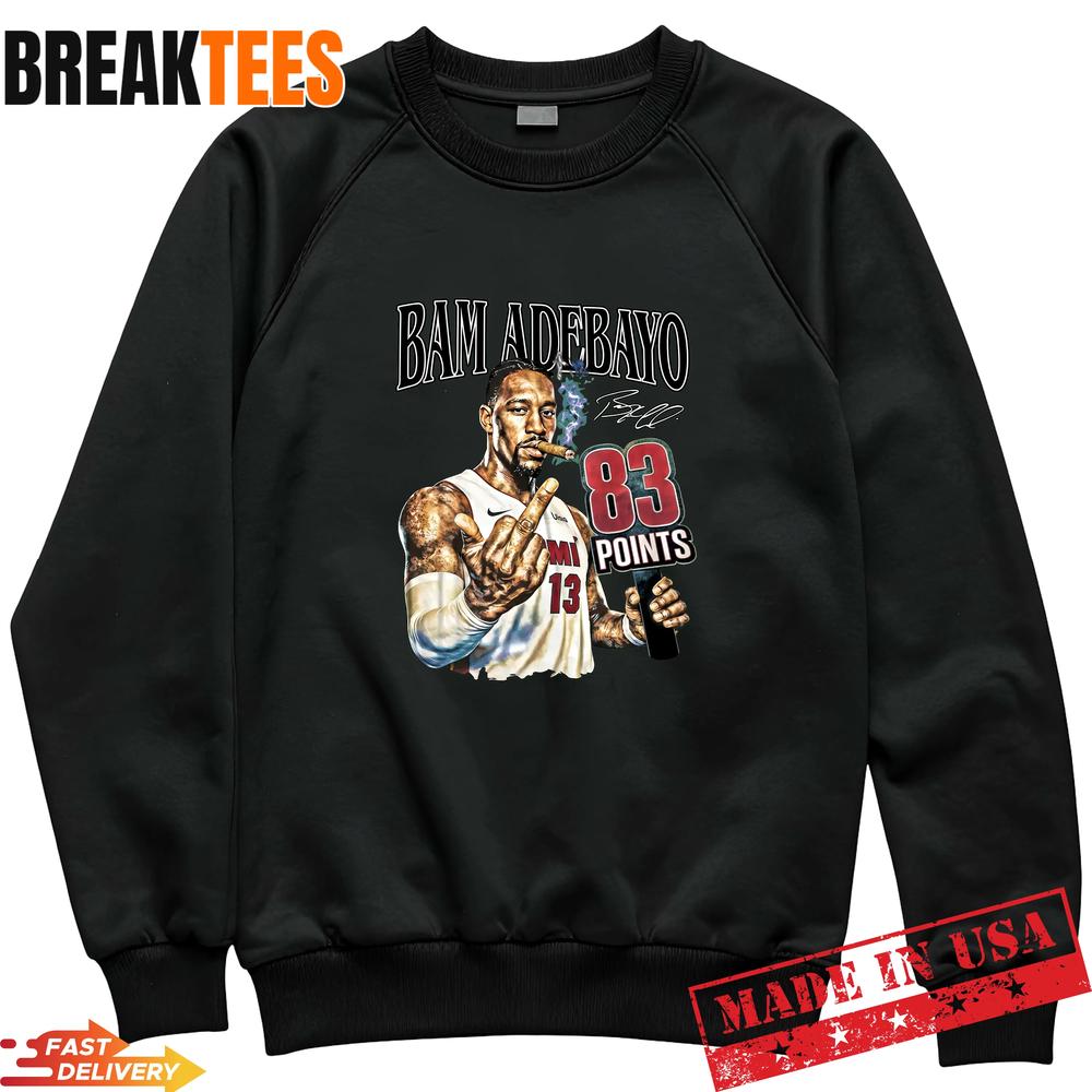 Bam Adebayo 83 Points Basketball Fan T-Shirt