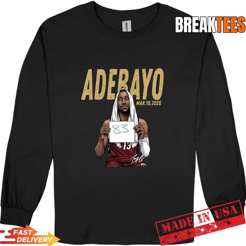 Ultimate Bam Adebayo Career High 83 Miami Basketball T-Shirt