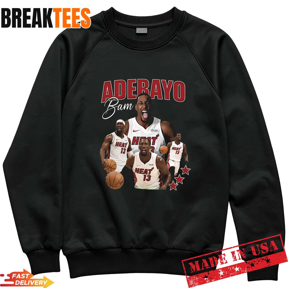 Ultimate Bam Adebayo Miami Basketball Vintage Bootleg T-Shirt