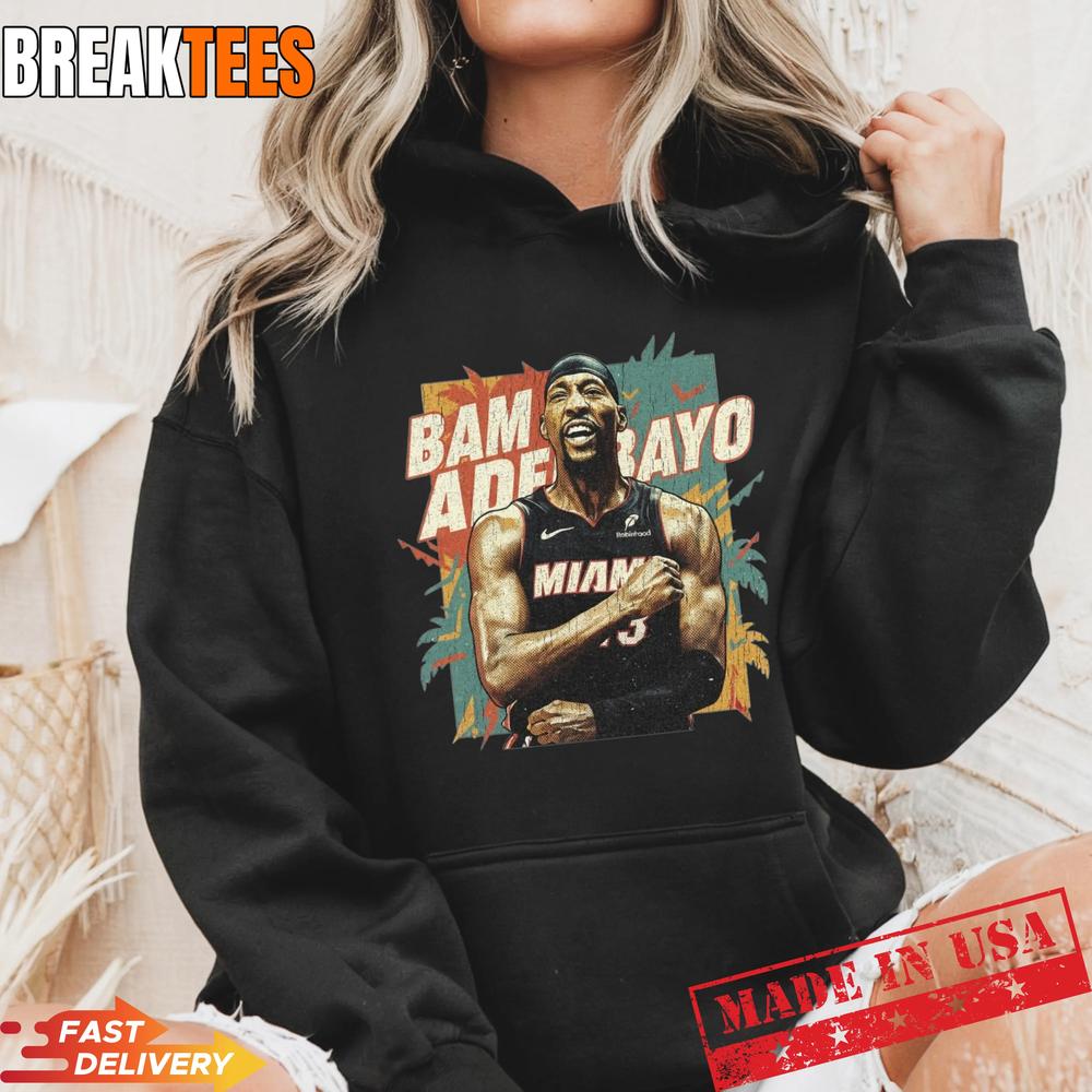Ultimate Bam Adebayo Miami Basketball Vintage Graphic T-Shirt