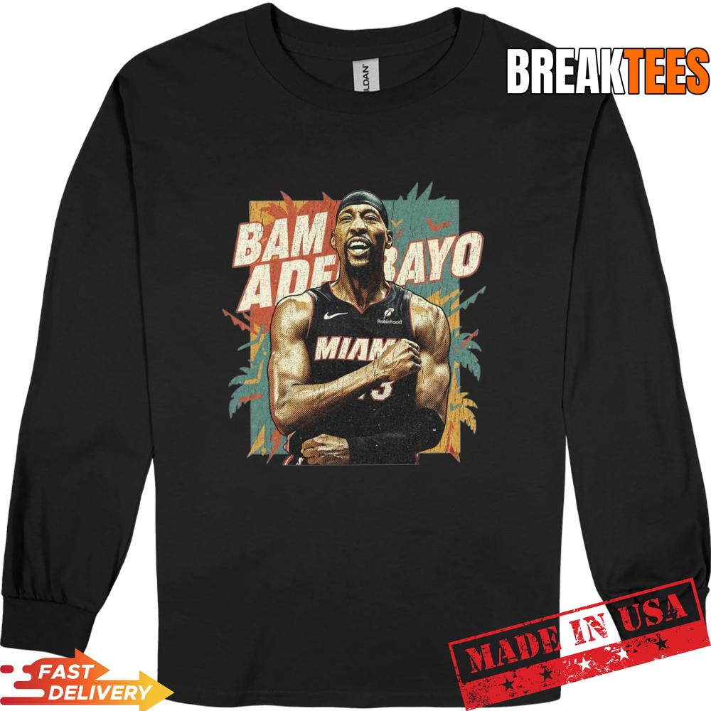Ultimate Bam Adebayo Miami Basketball Vintage Graphic T-Shirt