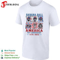 Banana Ball America 250th Anniversary 1776 2026 Indianapolis Clowns Baseball shirt
