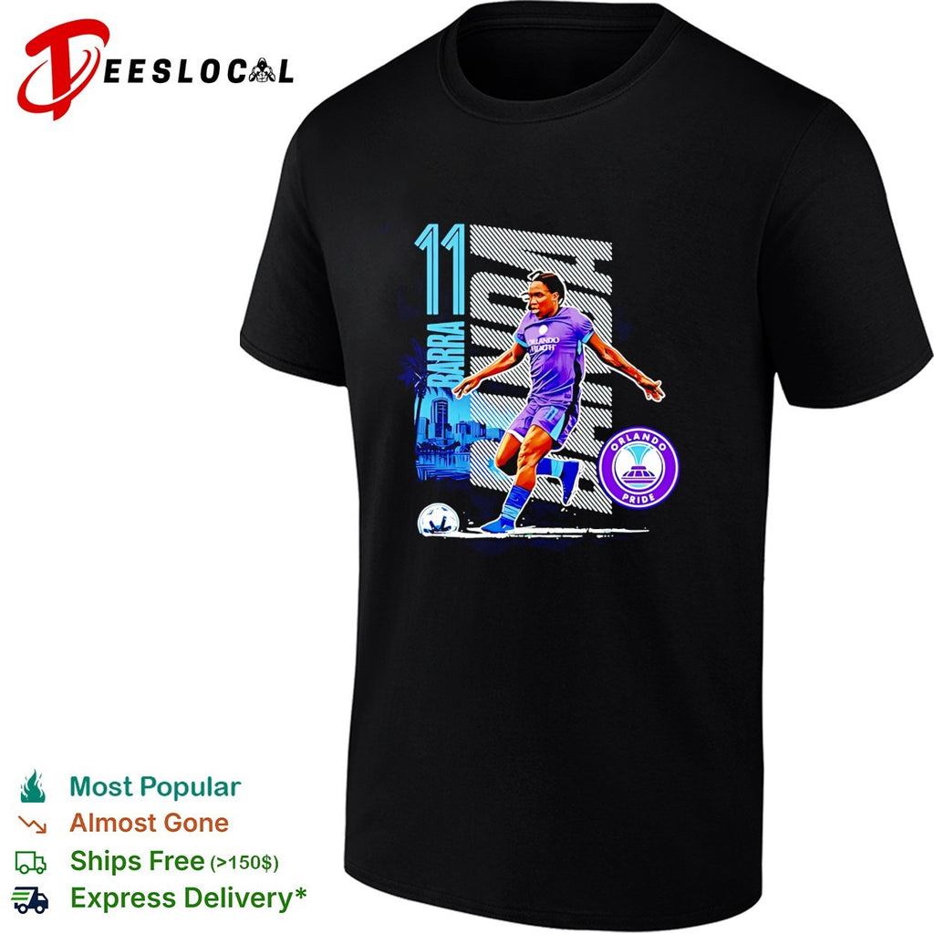 Barbra Banda Orlando Pride NWSL skyline shirt
