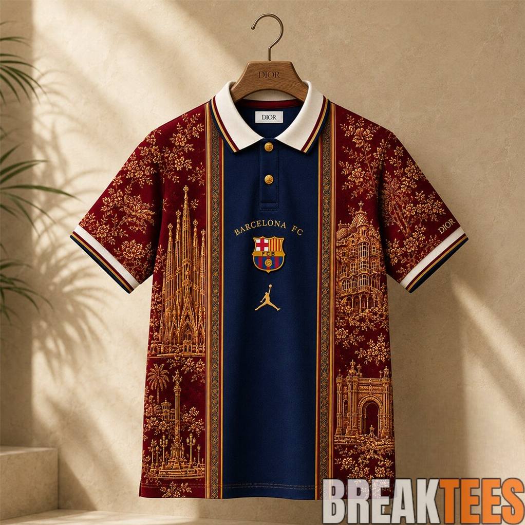 Barcelona FC Dior Paris Polo Shirt