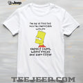 Bart Simpson I’m Shy At First Zero Filter Funny Quote T Shirt