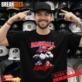 Baseball Lifestyle 2026 Mascot Art Drip Style Sunglasses Shirt