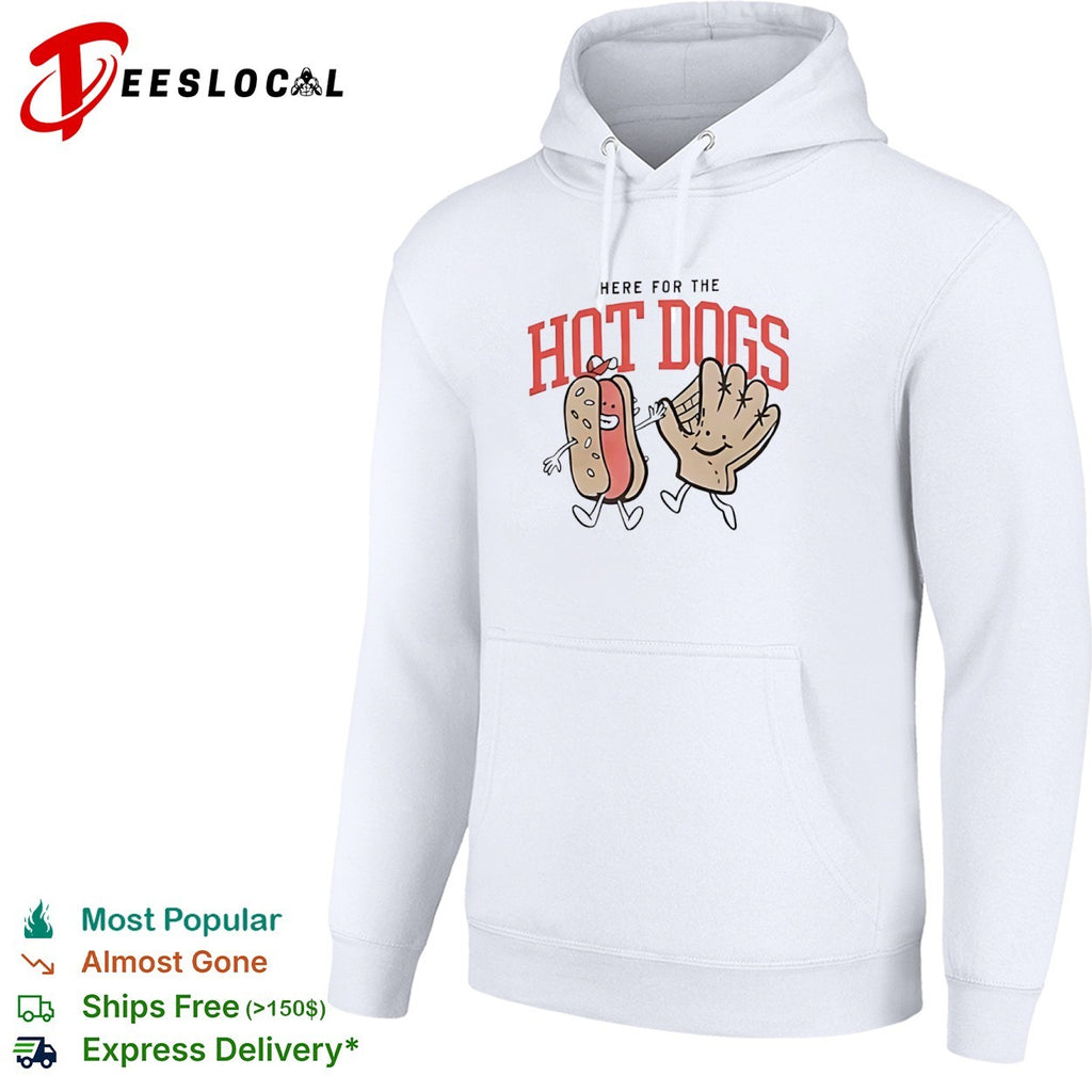 Baseball glove here for the hot dogs shirt