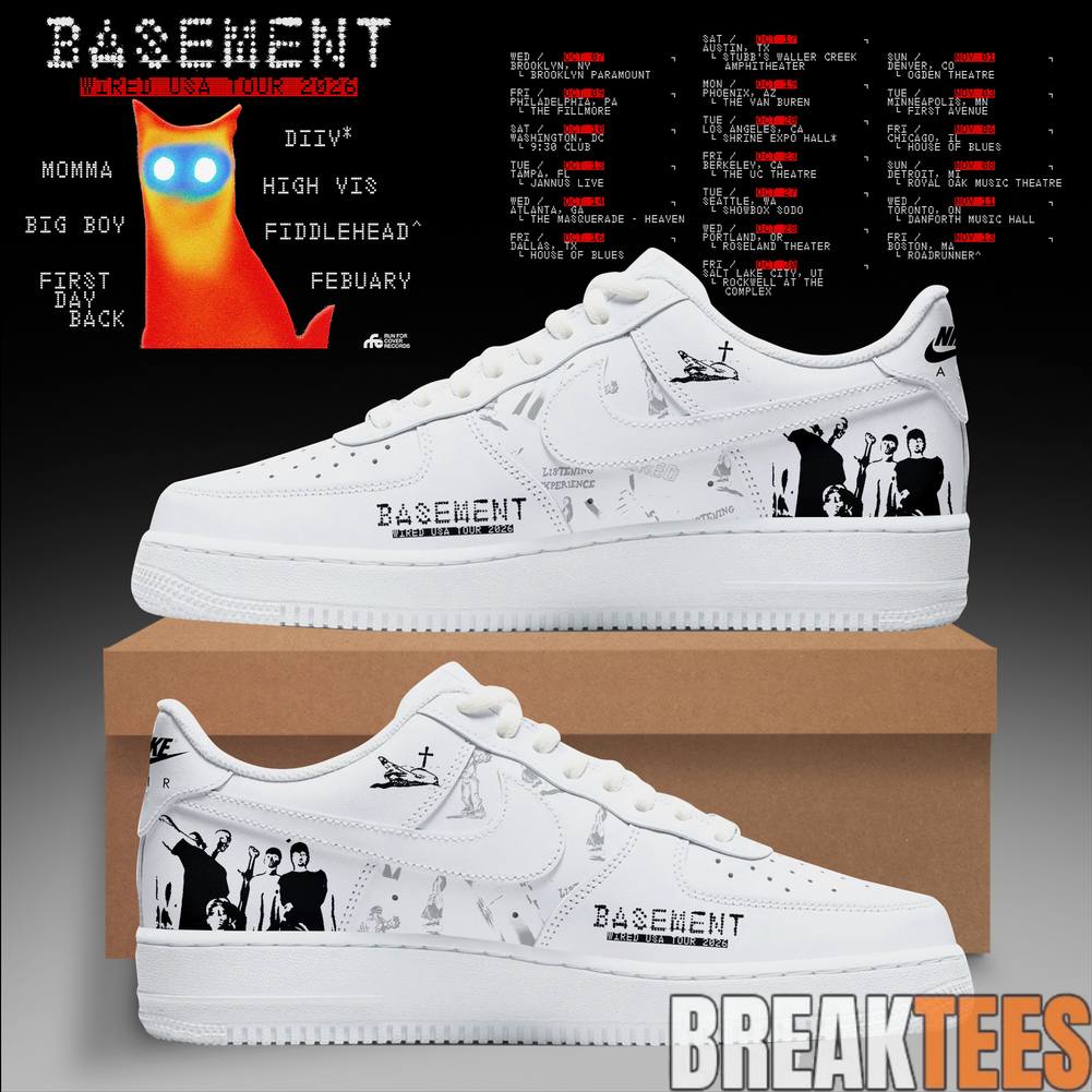 Basement WIRED USA Tour 2026 Custom Air Force 1