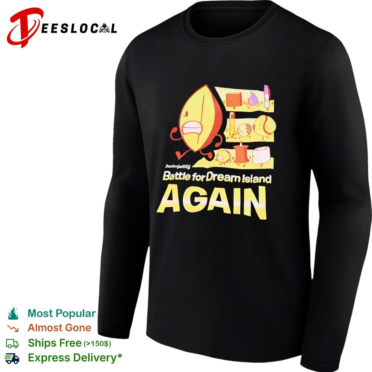 Battle for Dream Island Again Leafy Blocky Teardrop Pen Pencil Golf Ball Tennis shirt
