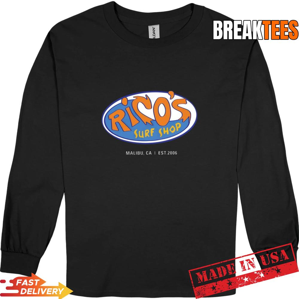 Beachside Rico’s Surf Shop T-Shirt