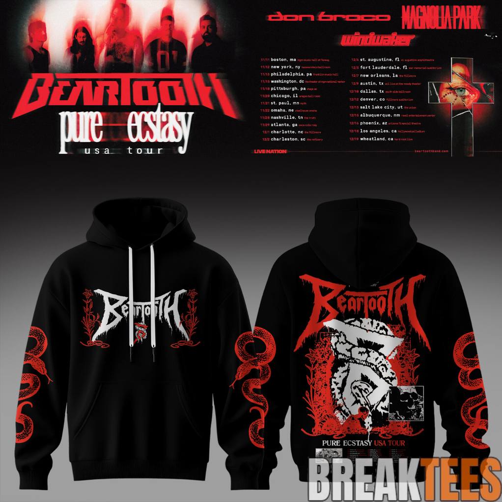 Beartooth Pure Ecstasy Tour 2026 Hoodie