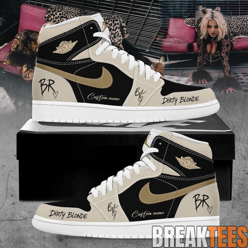 Bebe Rexha Dirty Blonde Album 2026 Signature Custom AJ1 Shoes