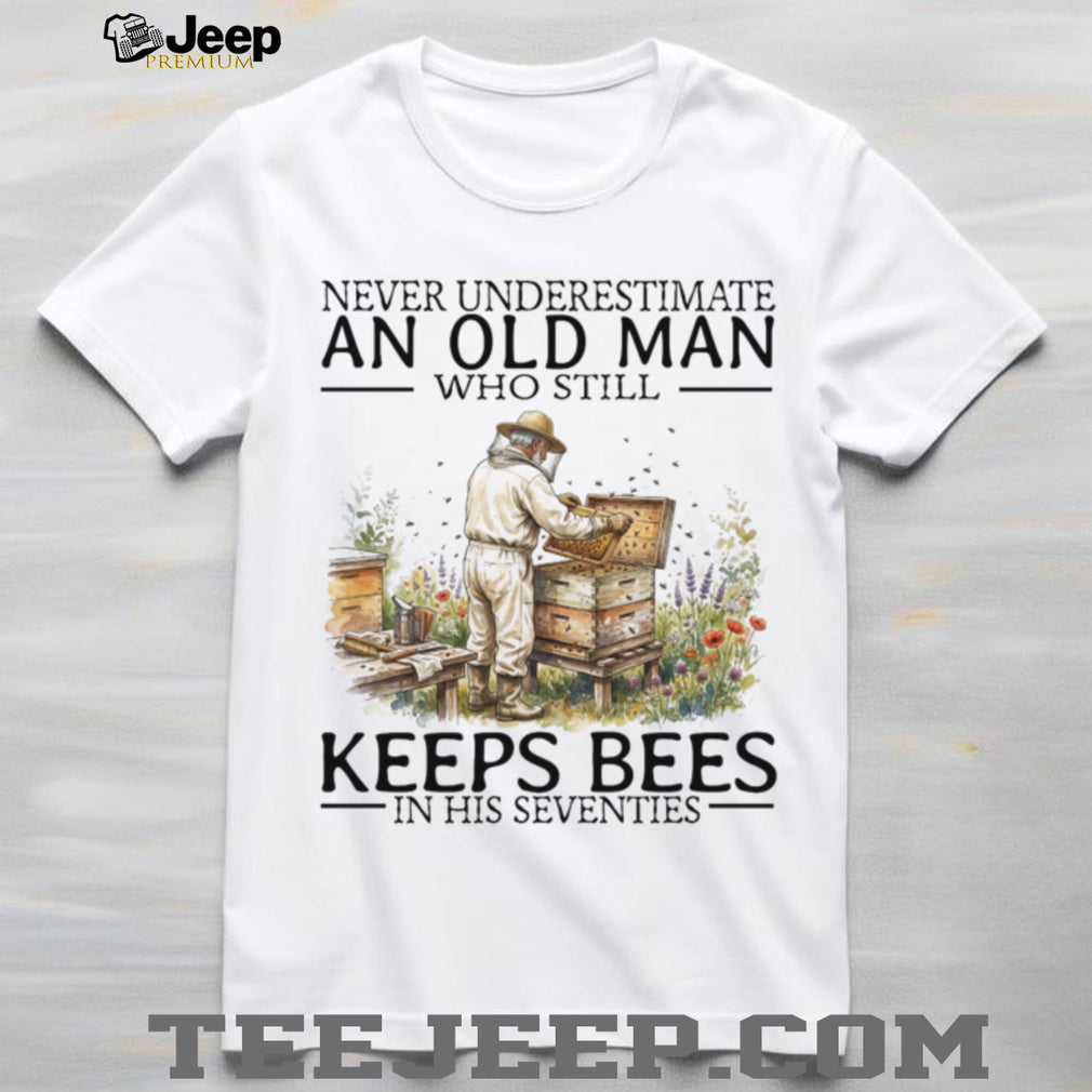 Beekeeper Old Man Honey Bee Enthusiast Nature Shirt