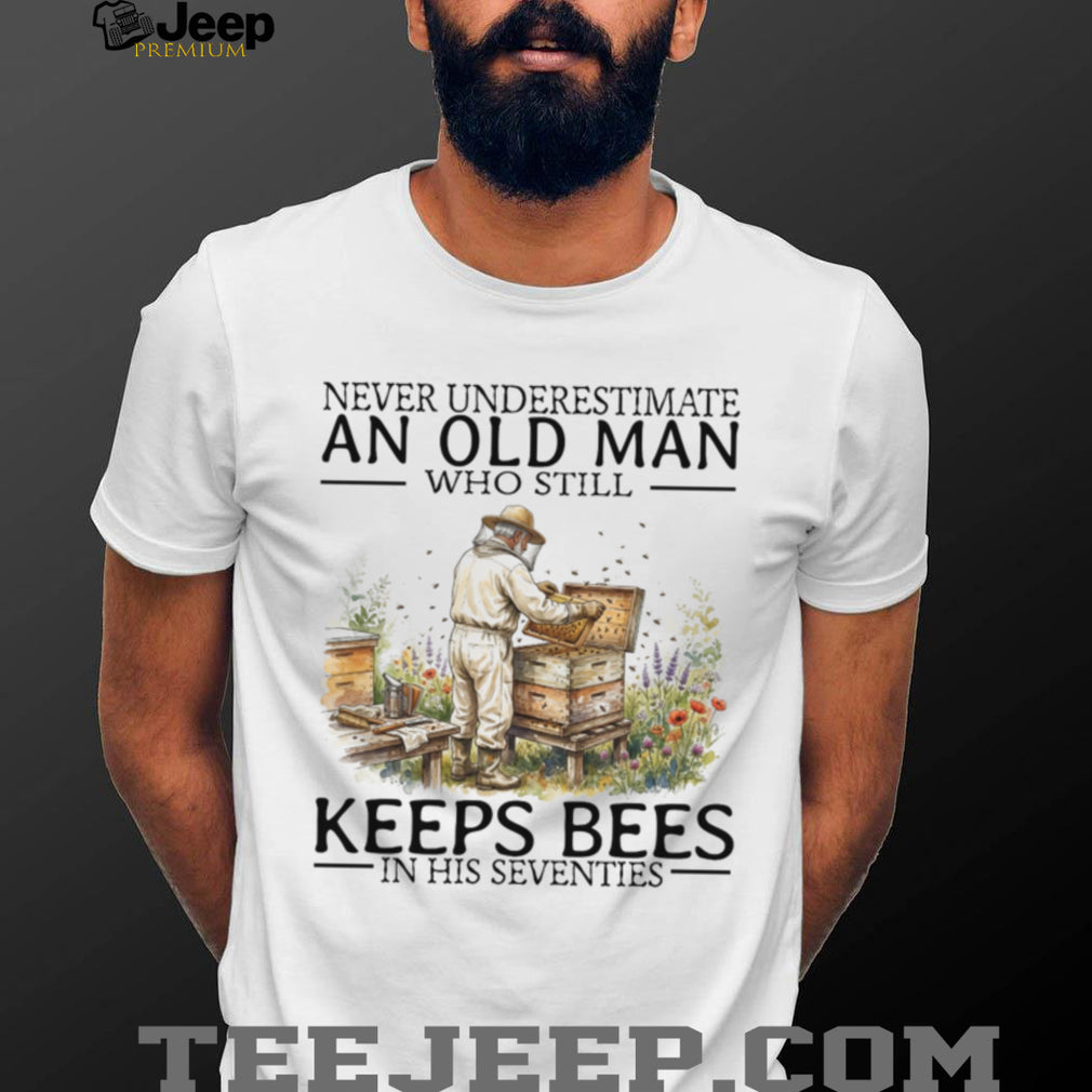 Beekeeper Old Man Honey Bee Enthusiast Nature Shirt