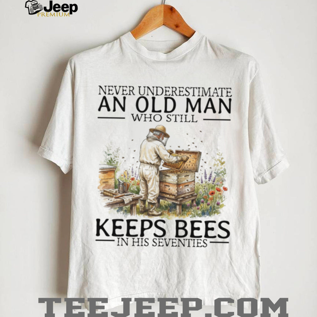 Beekeeper Old Man Honey Bee Enthusiast Nature Shirt