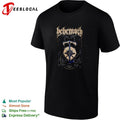 Behemoth Angelus Satani inverted cross shield logo crest death metal band shirt
