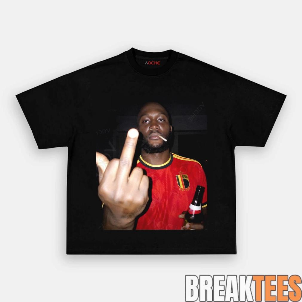 Belgium Football Team Lukaku Drunk Smoke Tee