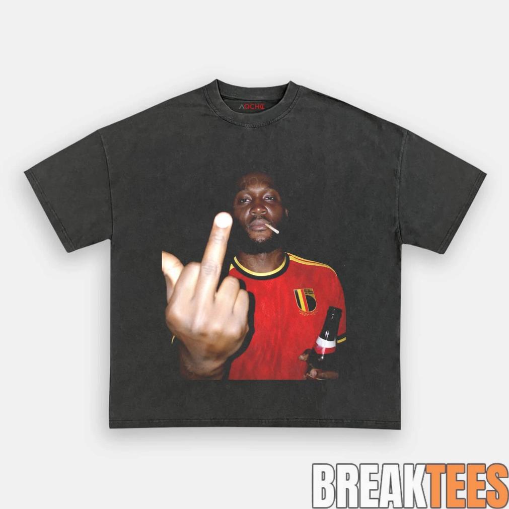 Belgium Football Team Lukaku Drunk Smoke Tee