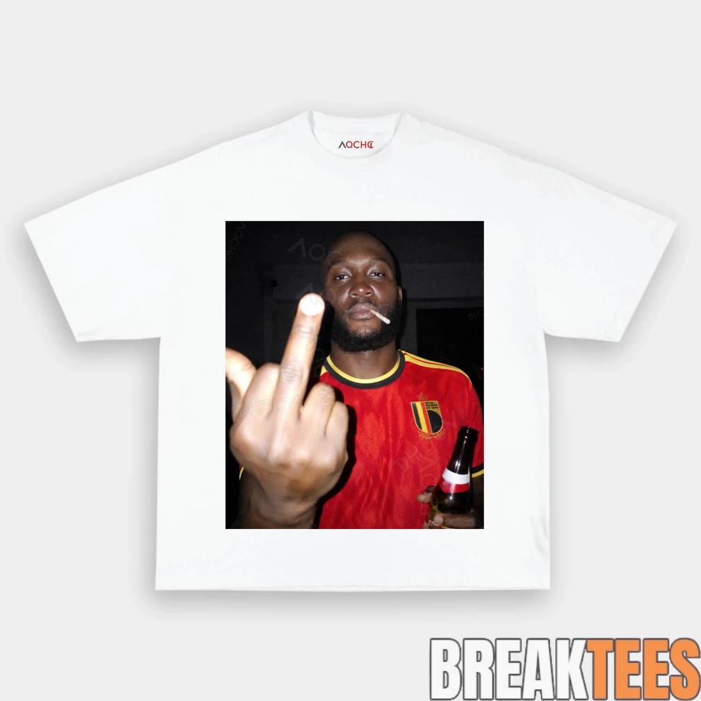 Belgium Football Team Lukaku Drunk Smoke Tee