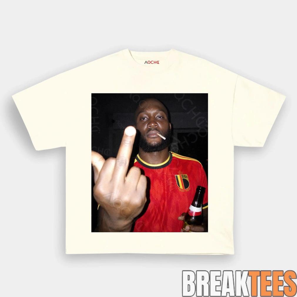 Belgium Football Team Lukaku Drunk Smoke Tee
