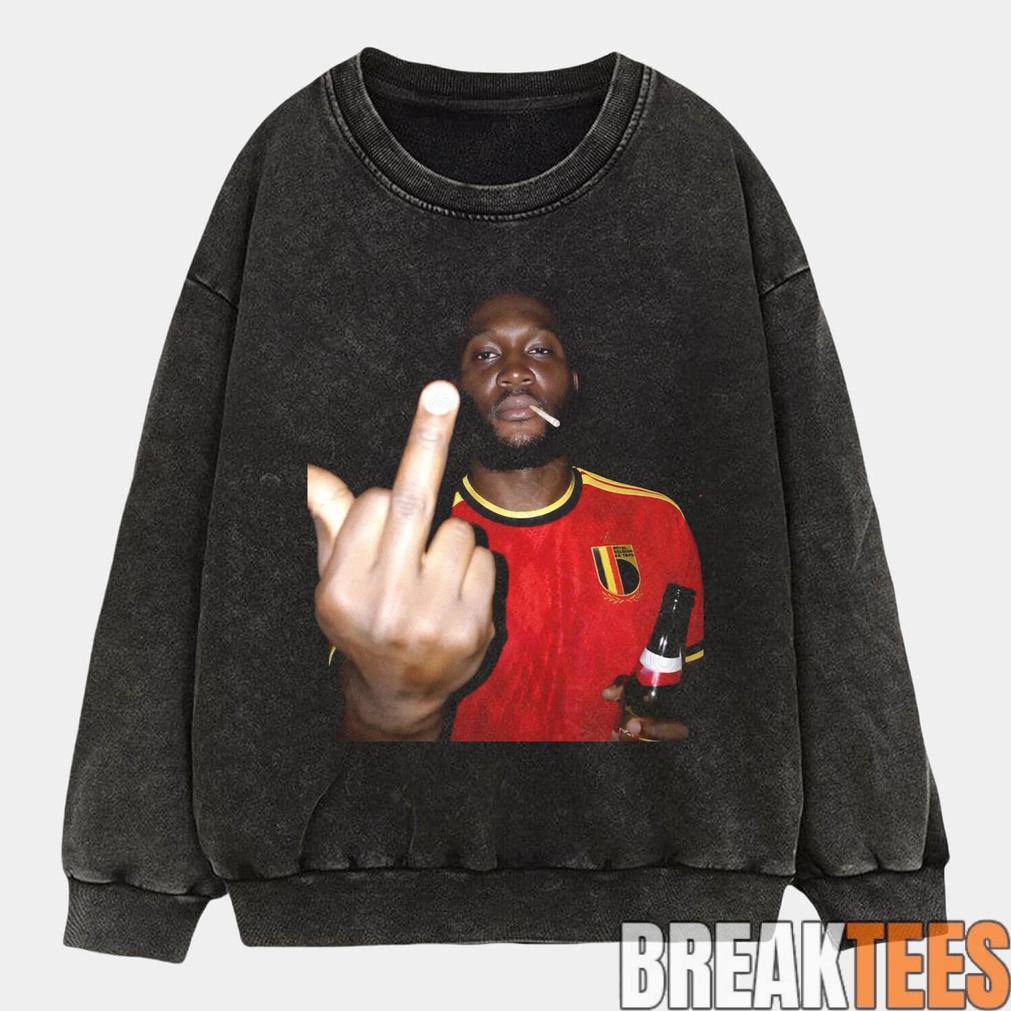 Belgium Football Team Lukaku Drunk Smoke Tee